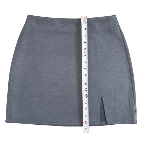 NWT Lululemon Softstreme High Rise Mini Skirt Gray Blue Tennis Athleisure Size S - Picture 7 of 8